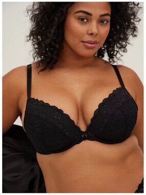 Torrid PUSH-UP PLUNGE BRA Size 38D